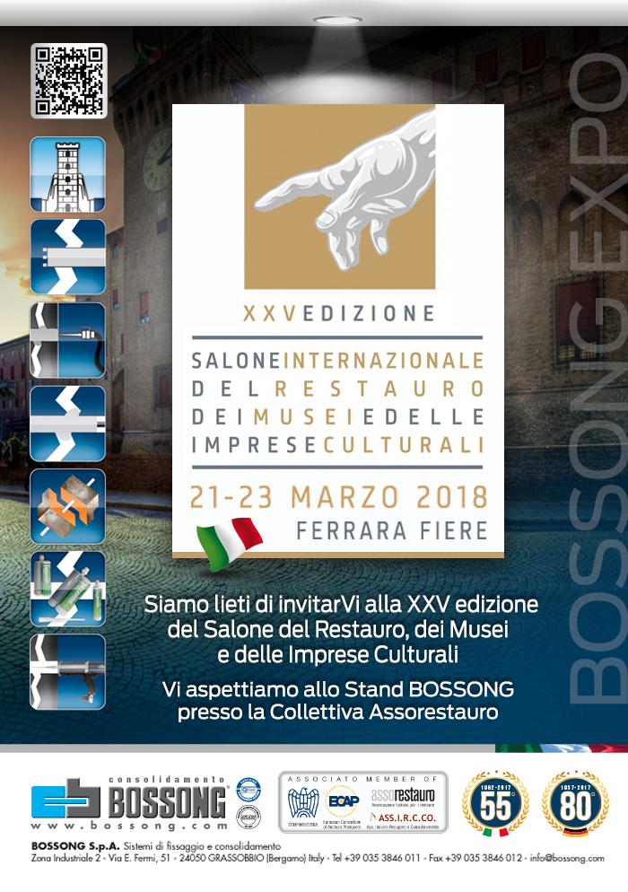 FIERA RESTAURO FERRARA 2018 Bossong